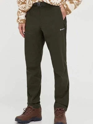 Montane spodnie outdoorowe Tenacity kolor zielony MTYPR15