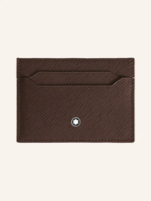 Montblanc Etui Na Karty Saffiano Sartorial schwarz CIEMNOBRĄZOWY
