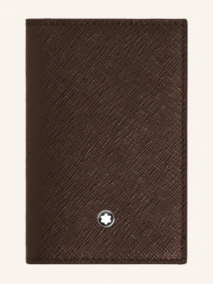 Montblanc Etui Na Karty Saffiano Sartorial schwarz CIEMNOBRĄZOWY