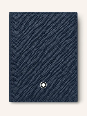 Montblanc Etui Na Karty Ze Skóry Saffiano Sartorial blau