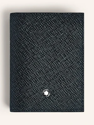 Montblanc Etui Na Karty Ze Skóry Saffiano Sartorial blau