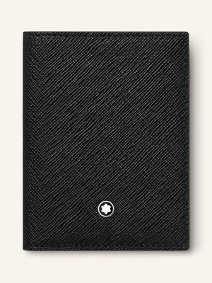 Montblanc Etui Na Karty Ze Skóry Saffiano Sartorial schwarz CZARNY