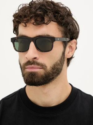 Montblanc okulary przeciwsłoneczne męskie kolor brązowy MB0421S