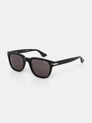 Montblanc okulary przeciwsłoneczne męskie kolor czarny MB0302S