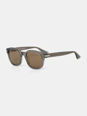Montblanc okulary przeciwsłoneczne męskie kolor szary MB0435S