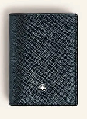 Montblanc Portfel Ze Skóry Saffiano Sartorial blau