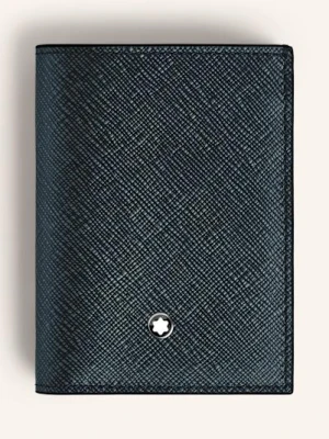 Montblanc Portfel Ze Skóry Saffiano Sartorial blau