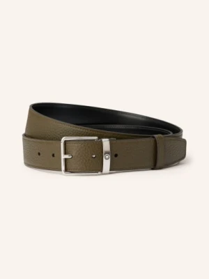 Montblanc Skórzany Pasek Dwustronny schwarz