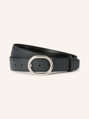 Montblanc Skórzany Pasek Dwustronny schwarz