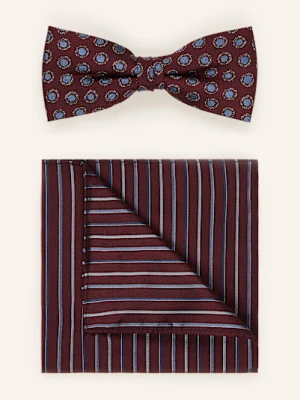 Monti Zestaw: Mucha I Poszetka Z Jedwabiu rot