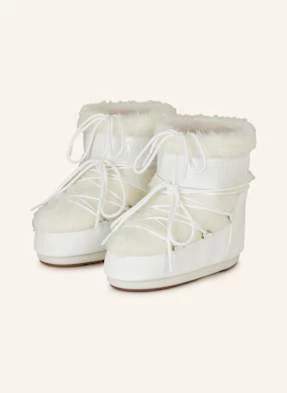 Moon Boot Botki Moon Icon Low Faux Fur weiss