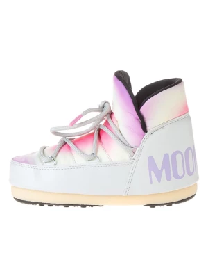 Moon Boot Botki "Pumps Tie Dye" w kolorze szaro-białym rozmiar: 41-42