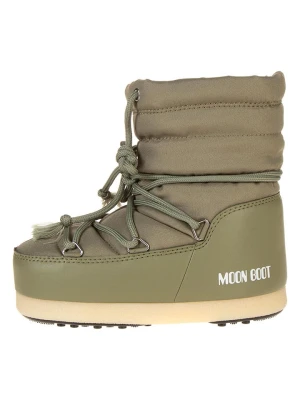 Moon Boot Botki zimowe "EVX LIGHT LOW NYLON" w kolorze khaki rozmiar: 33/34