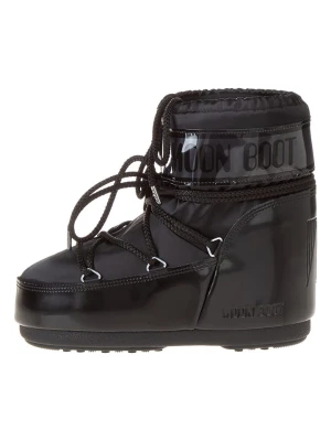 Moon Boot Botki zimowe "Icon Low Glance" w kolorze czarnym rozmiar: 42-44