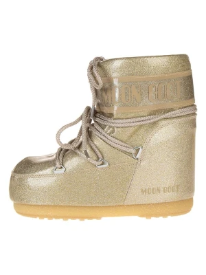 Moon Boot Botki zimowe "Icon Low" w kolorze złotym rozmiar: 36-38