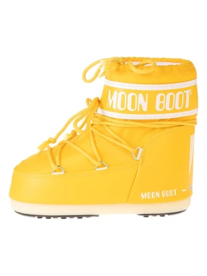 Moon Boot Botki zimowe "Icon Low" w kolorze żółtym rozmiar: 42-44