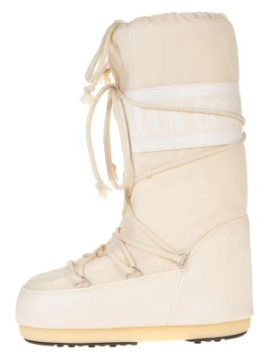 Moon Boot Botki zimowe "Icon" w kolorze kremowym rozmiar: 39-41