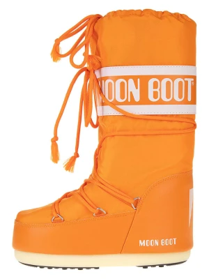Moon Boot Botki zimowe "Icon" w kolorze pomarańczowym rozmiar: 42-44