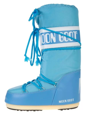 Moon Boot Botki zimowe "Icon" w kolorze turkusowo-niebieskim rozmiar: 35-38