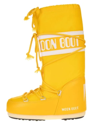 Moon Boot Botki zimowe "Icon" w kolorze żółtym rozmiar: 35-38