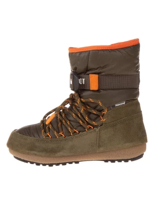 Moon Boot Botki zimowe "Loop" w kolorze khaki rozmiar: 40