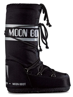 Moon Boot Botki zimowe ''Nylon'' w kolorze czarnym rozmiar: 42-44