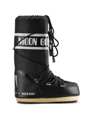 Moon Boot, Icon Nylon Botki Black, female,