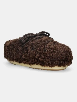 Moon Boot klapki MB EVX MULE CURLY kolor brązowy 80D1470080 M010