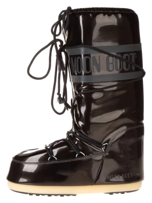 Moon Boot Kozaki zimowe "Icon Vinile Met" w kolorze czarnym rozmiar: 42-44