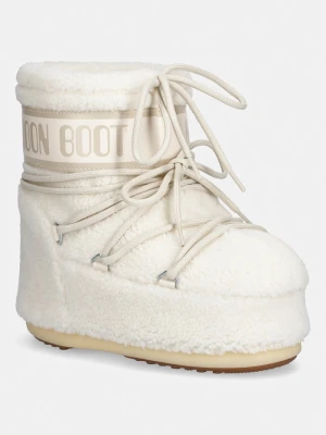 Moon Boot MB ICON LOW FLEECE śniegowce damskie beżowy
