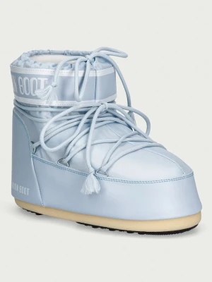 Moon Boot MB ICON LOW NYLON śniegowce damskie niebieski