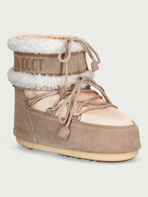 Moon Boot MB ICON LOW PEARLY PLUS śniegowce damskie beżowy