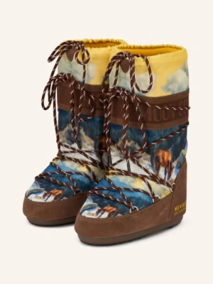 Moon Boot Moon Boot Icon High Postcard braun