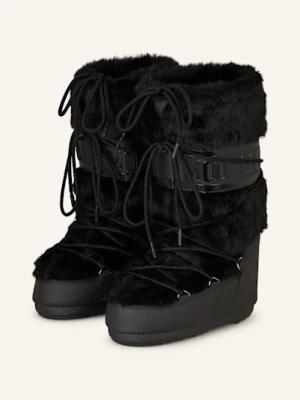 Moon Boot Moon Boots Icon Faux Fur schwarz