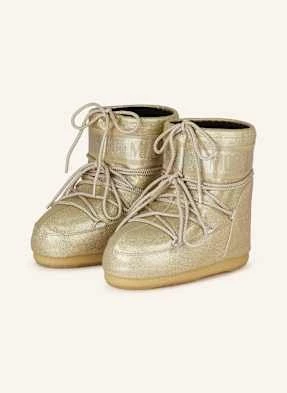 Moon Boot Moon Boots Icon Low Glitter gold