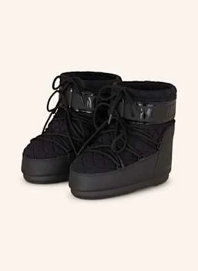 Moon Boot Moon Boots Icon Low Quilt schwarz