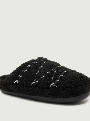 Moon Boot Mule MB TEDDY SLIPPER | shearling