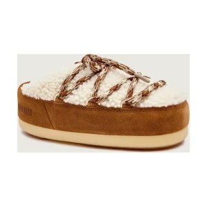 Moon Boot Ocieplane mule EVX |zamsz |z dodatkiem wełny | shearling