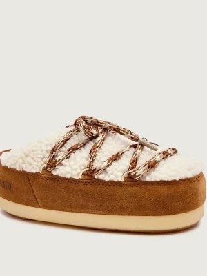 Moon Boot Ocieplane mule EVX |zamsz |z dodatkiem wełny | shearling