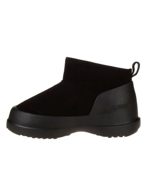 Moon Boot Skórzane botki "Luna Low" w kolorze czarnym rozmiar: 35