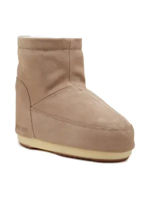 Moon Boot Skórzane śniegowce MB ICON LOW NOLACE SUEDE