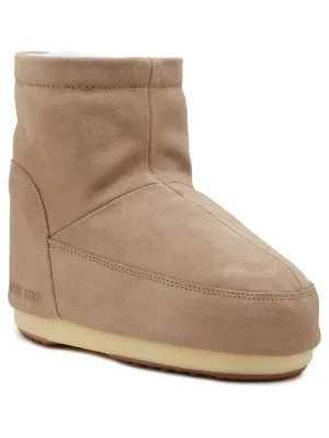Moon Boot Skórzane śniegowce MB ICON LOW NOLACE SUEDE