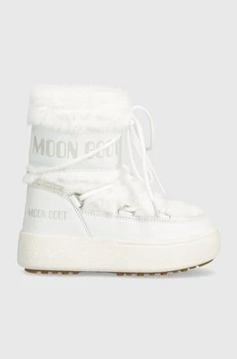 Moon Boot śniegowce dziecięce 34300900 MB JTRACK FAUX FUR WP kolor biały