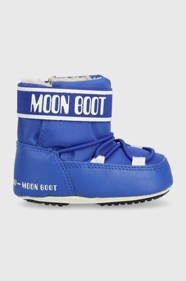Moon Boot śniegowce dziecięce kolor niebieski