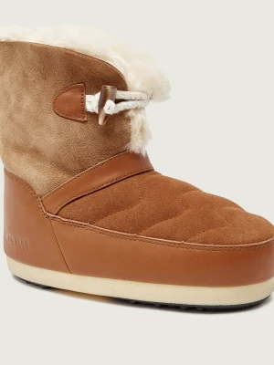 Moon Boot Śniegowce EVX IGLOO | shearling | zamsz camel