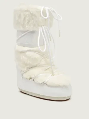 Moon Boot Śniegowce ICON FAUX FUR | shearling