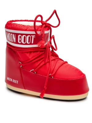 Moon Boot Śniegowce Icon Low czerwony