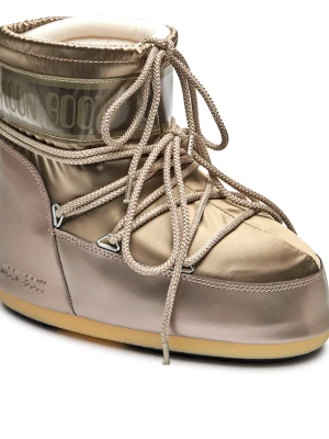 Moon Boot Śniegowce Classic Low Glance złoty