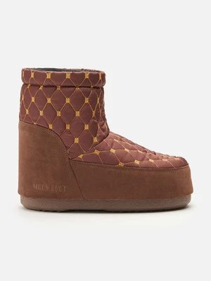 Moon Boot śniegowce Icon Low Nolace Quilted kolor brązowy 14094800.002