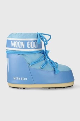 Moon Boot śniegowce ICON LOW NYLON kolor niebieski 14093400.015